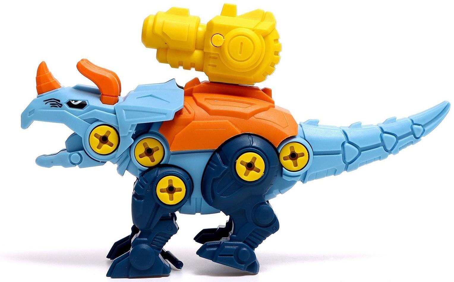 Винтовой конструктор «ДиноМир», трицератопс