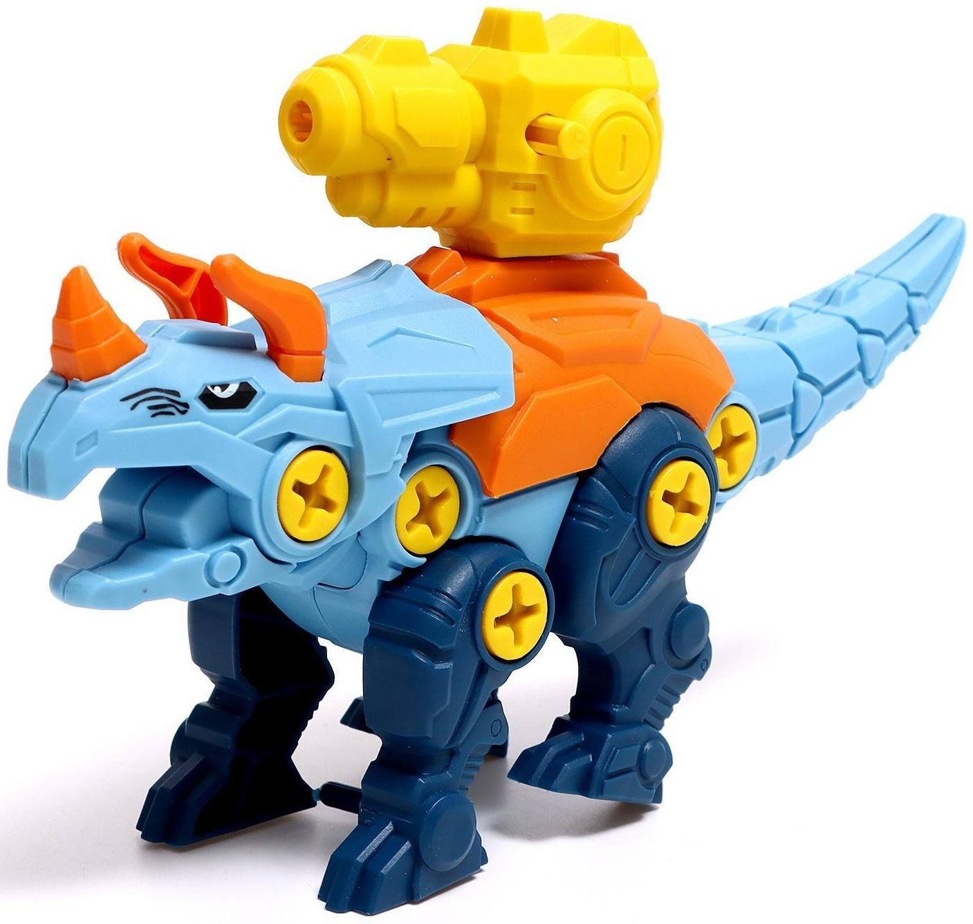 Винтовой конструктор «ДиноМир», трицератопс