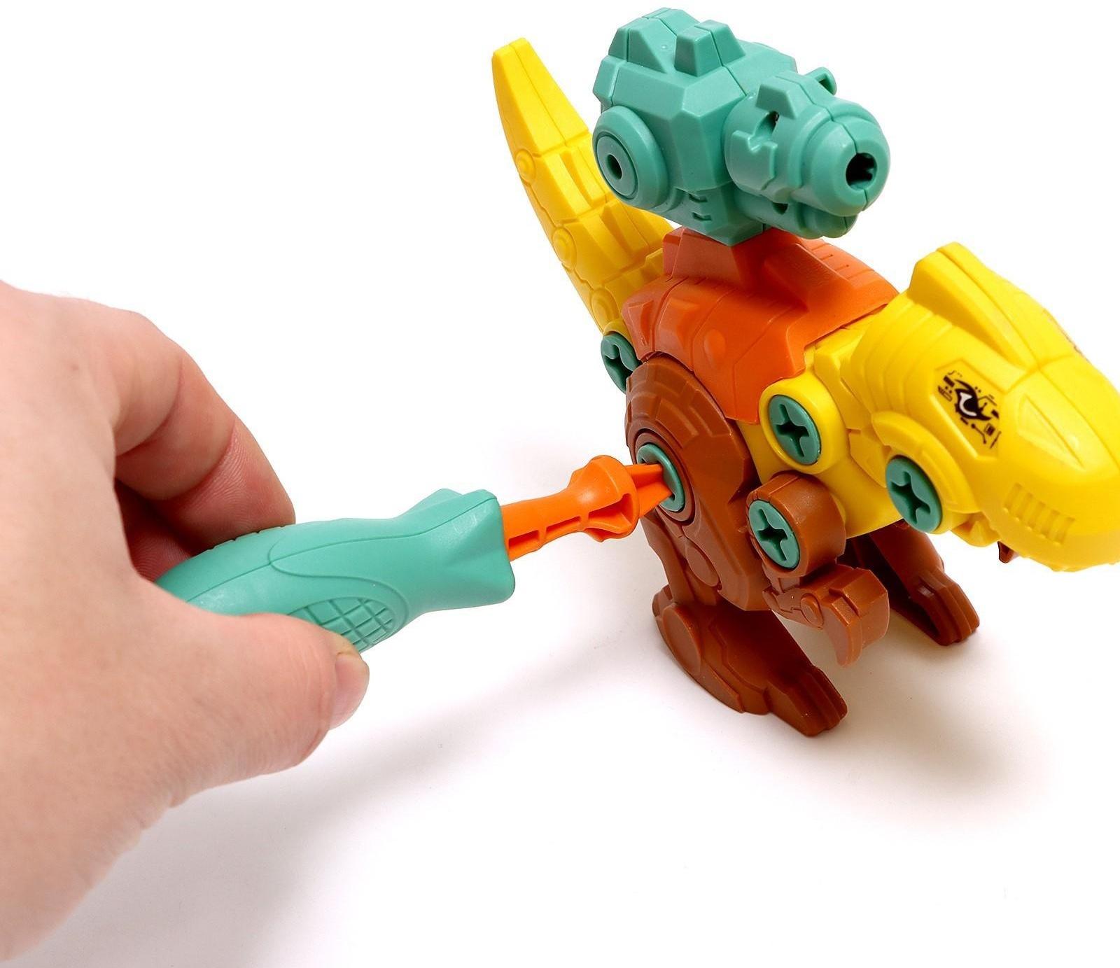 Винтовой конструктор «ДиноМир», тираннозавр