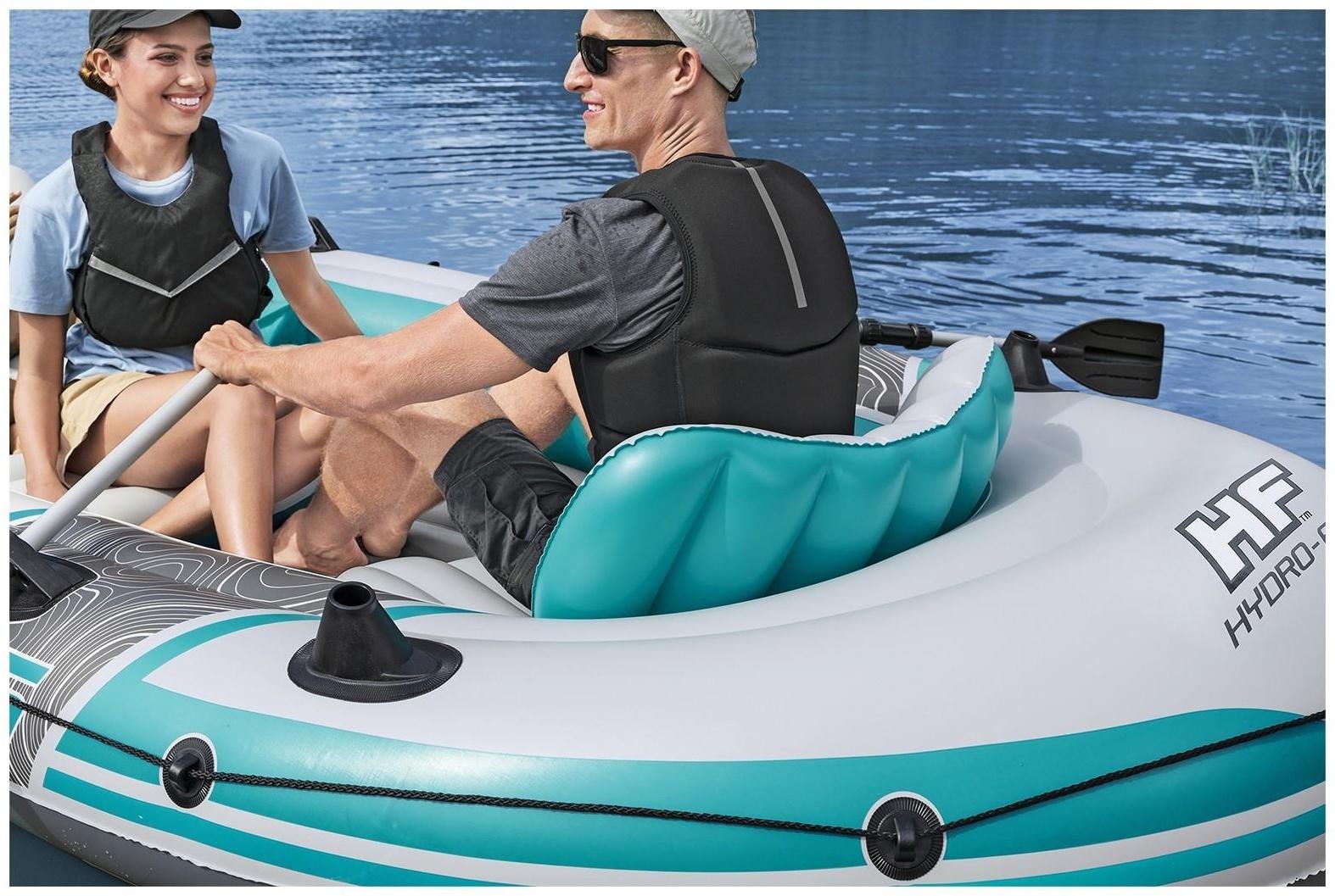 Лодка Adventure Elite X5 Raft 5-местная, 364 х 166 см, комплект: вёсла, насос, сумка, 65159 Bestway