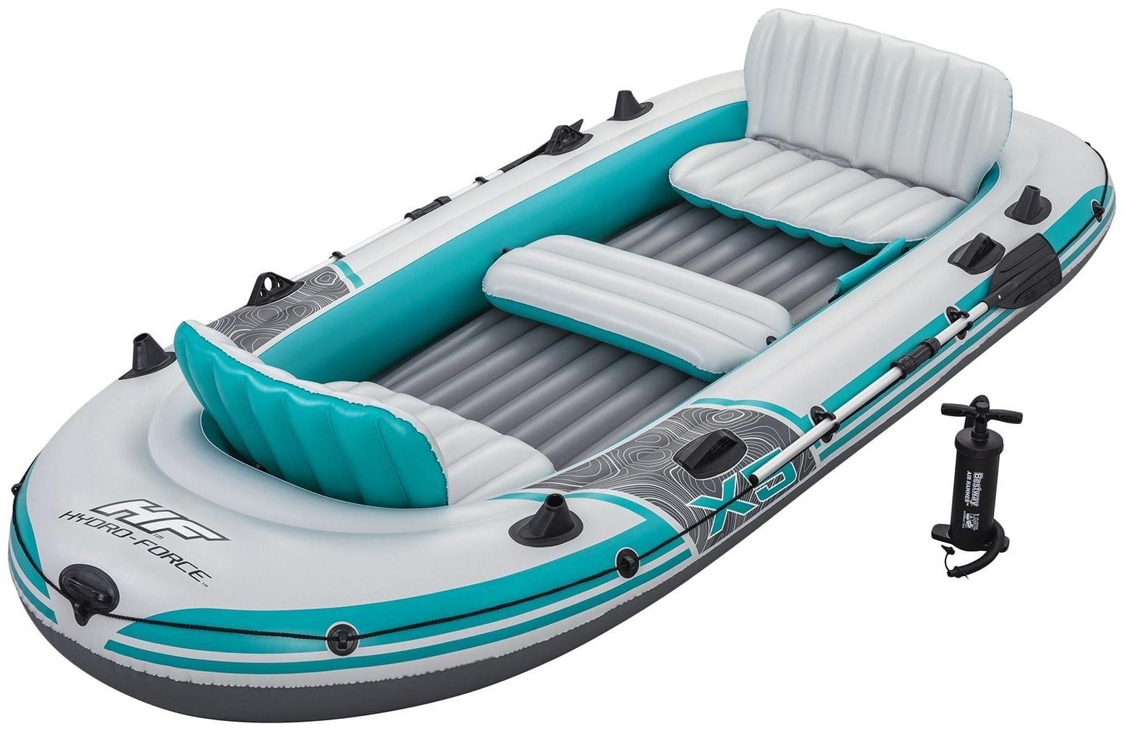 Лодка Adventure Elite X5 Raft 5-местная, 364 х 166 см, комплект: вёсла, насос, сумка, 65159 Bestway