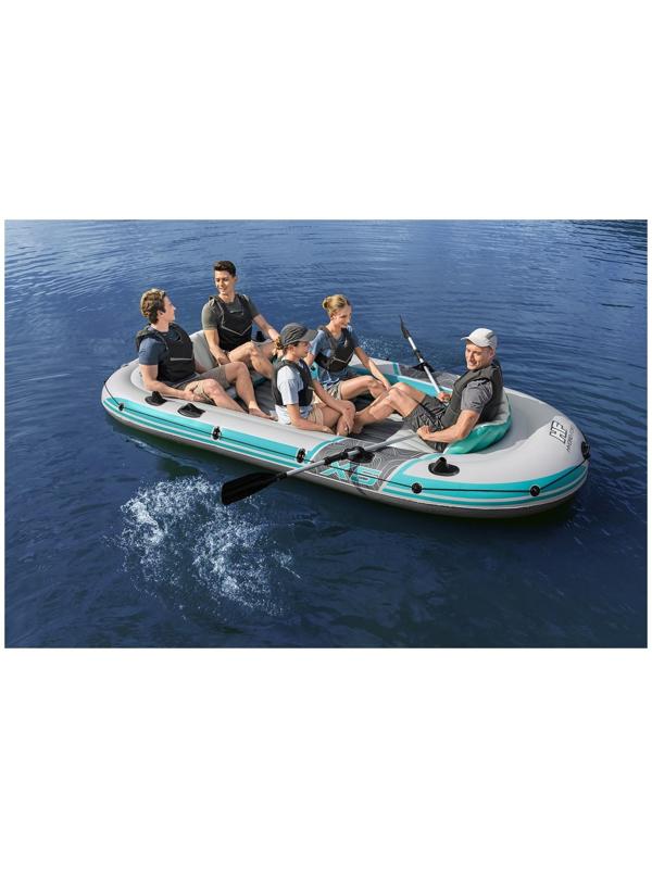 Лодка Adventure Elite X5 Raft 5-местная, 364 х 166 см, комплект: вёсла, насос, сумка, 65159 Bestway