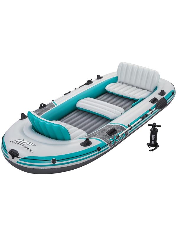 Лодка Adventure Elite X5 Raft 5-местная, 364 х 166 см, комплект: вёсла, насос, сумка, 65159 Bestway