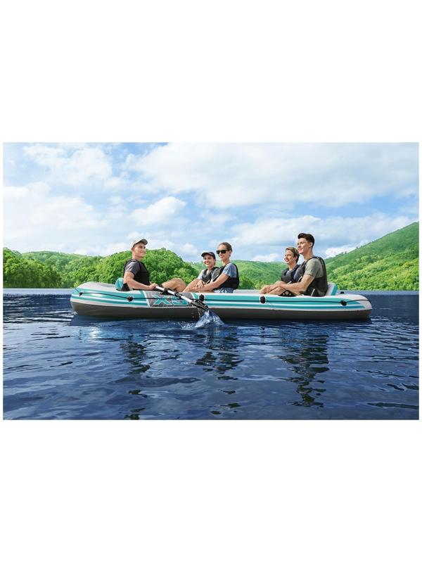 Лодка Adventure Elite X5 Raft 5-местная, 364 х 166 см, комплект: вёсла, насос, сумка, 65159 Bestway