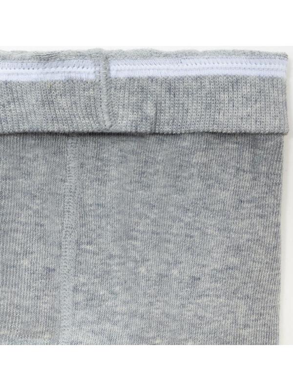 Колготки детские «Крапинка», цвет серый меланж, рост 122-128