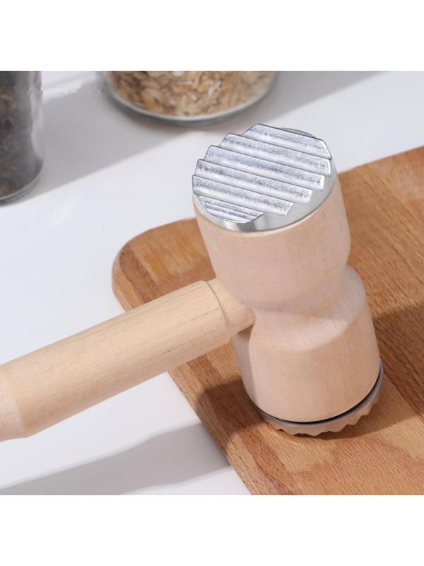 Молоток для мяса деревянный с металлом