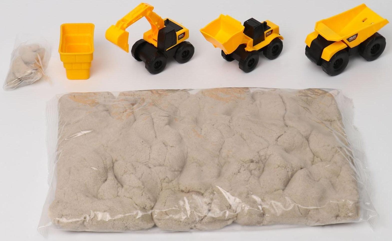 Набор космического песка «Большая стройка» в комплекте с песочницей 1,5 кг