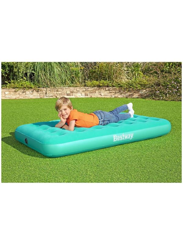 Матрас надувной Drowsy Dreamer с ручным насосом 158 x 89 x 18 см 67918, цвета микс