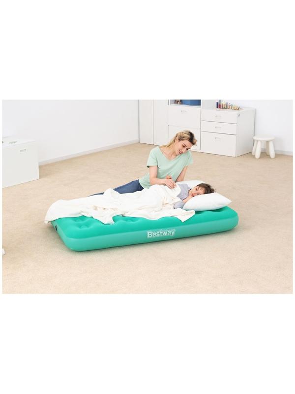 Матрас надувной Drowsy Dreamer с ручным насосом 158 x 89 x 18 см 67918, цвета микс