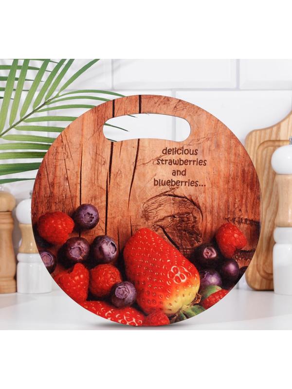 Доска разделочная и сервировочная с декором 