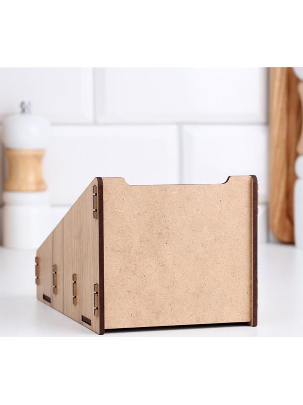 Подставка для специй деревянная 15х10х10,8 см