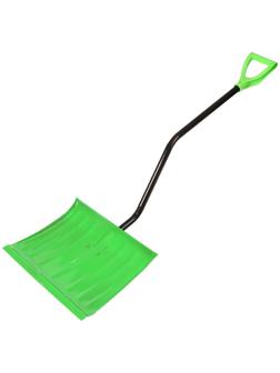 Лопата металлическая, 470 × 350 мм, с металлической планкой, стальной черенок
