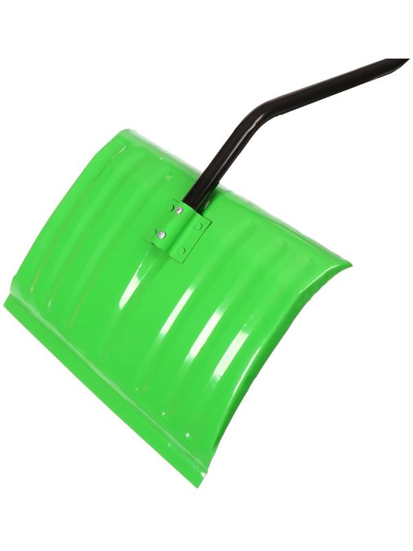 Лопата металлическая, 470 × 350 мм, с металлической планкой, стальной черенок