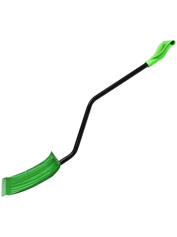 Лопата металлическая, 470 × 350 мм, с металлической планкой, стальной черенок