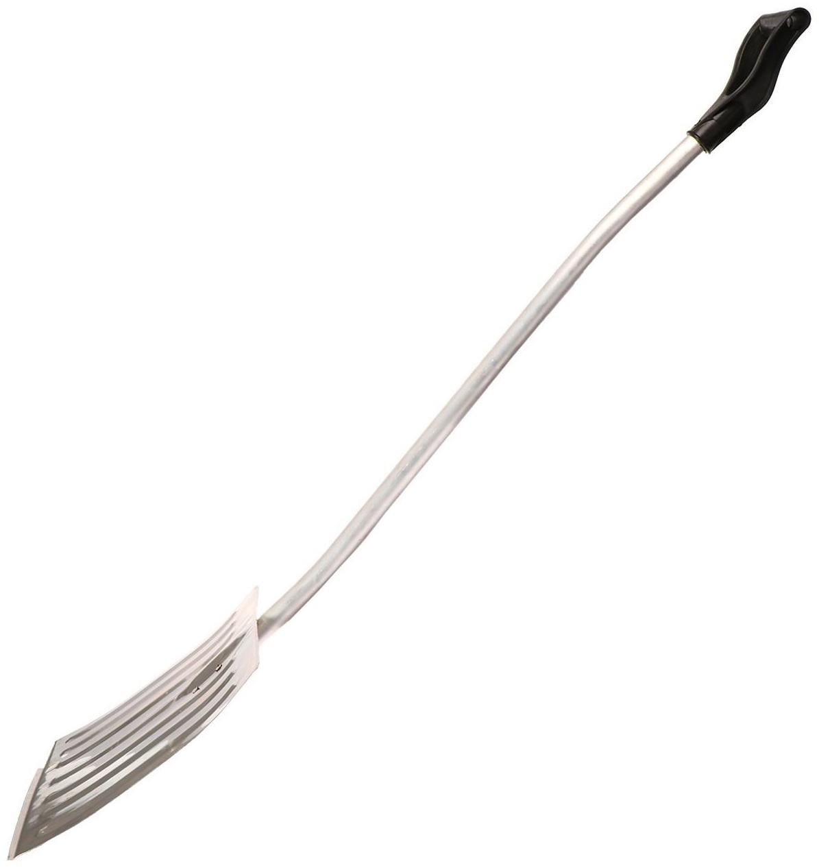 Лопата алюминиевая, 428 × 375 мм, алюминиевый черенок