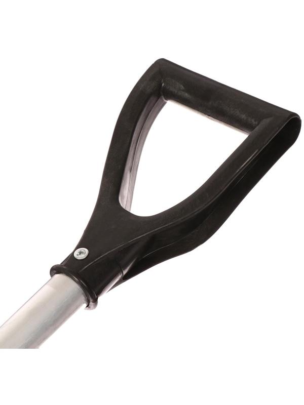 Лопата алюминиевая, 428 × 375 мм, алюминиевый черенок