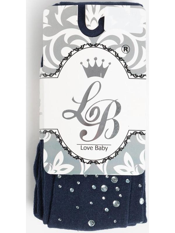 Колготки детские, цвет синий, рост 104-110