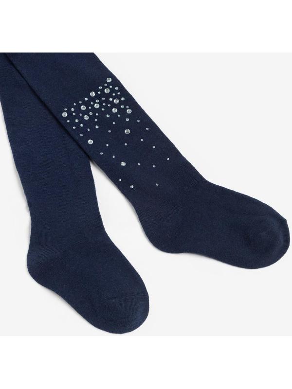 Колготки детские, цвет синий, рост 110-116