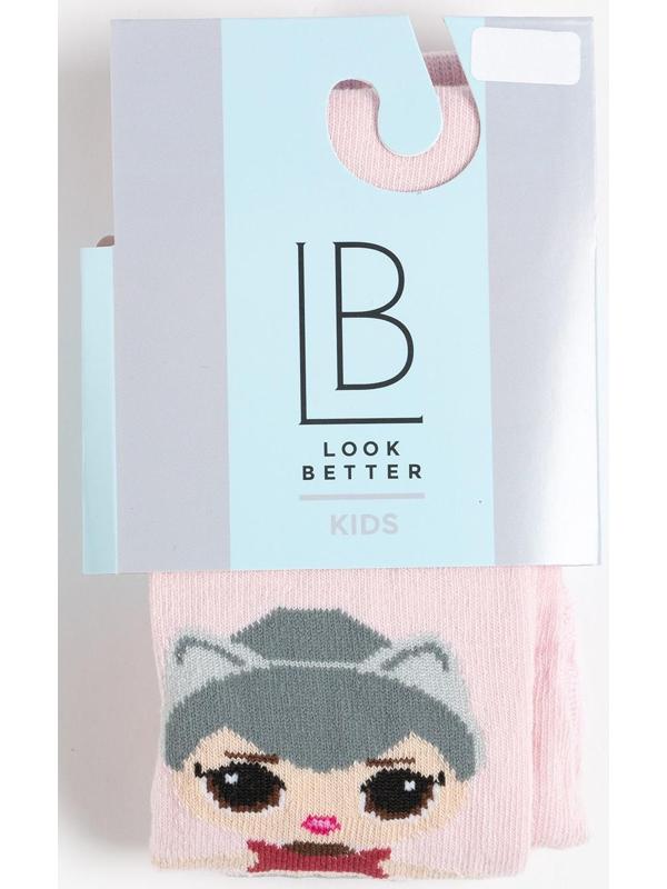 Колготки детские, цвет розовый, рост 92-98