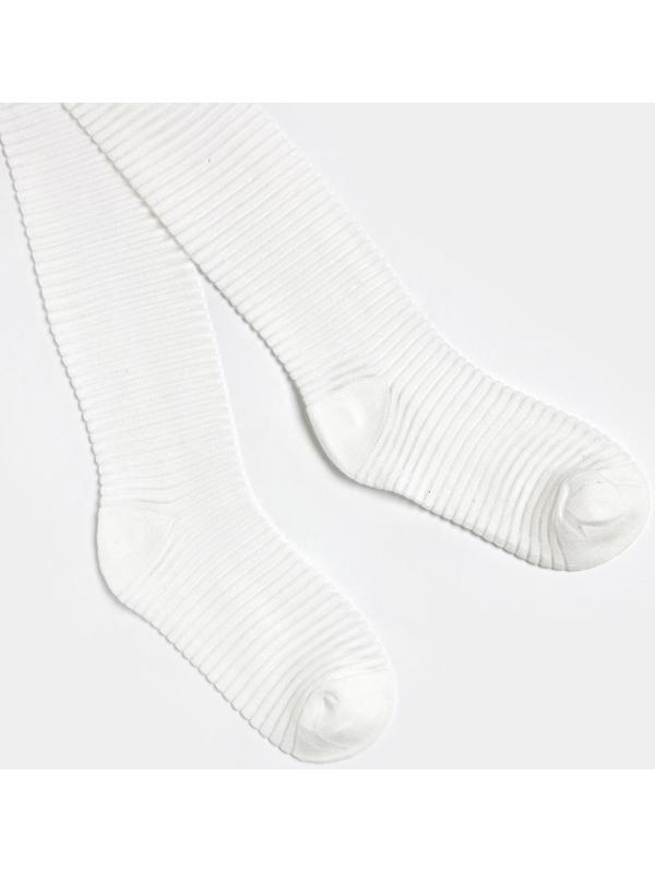 Колготки детские, цвет белый, рост 92-98