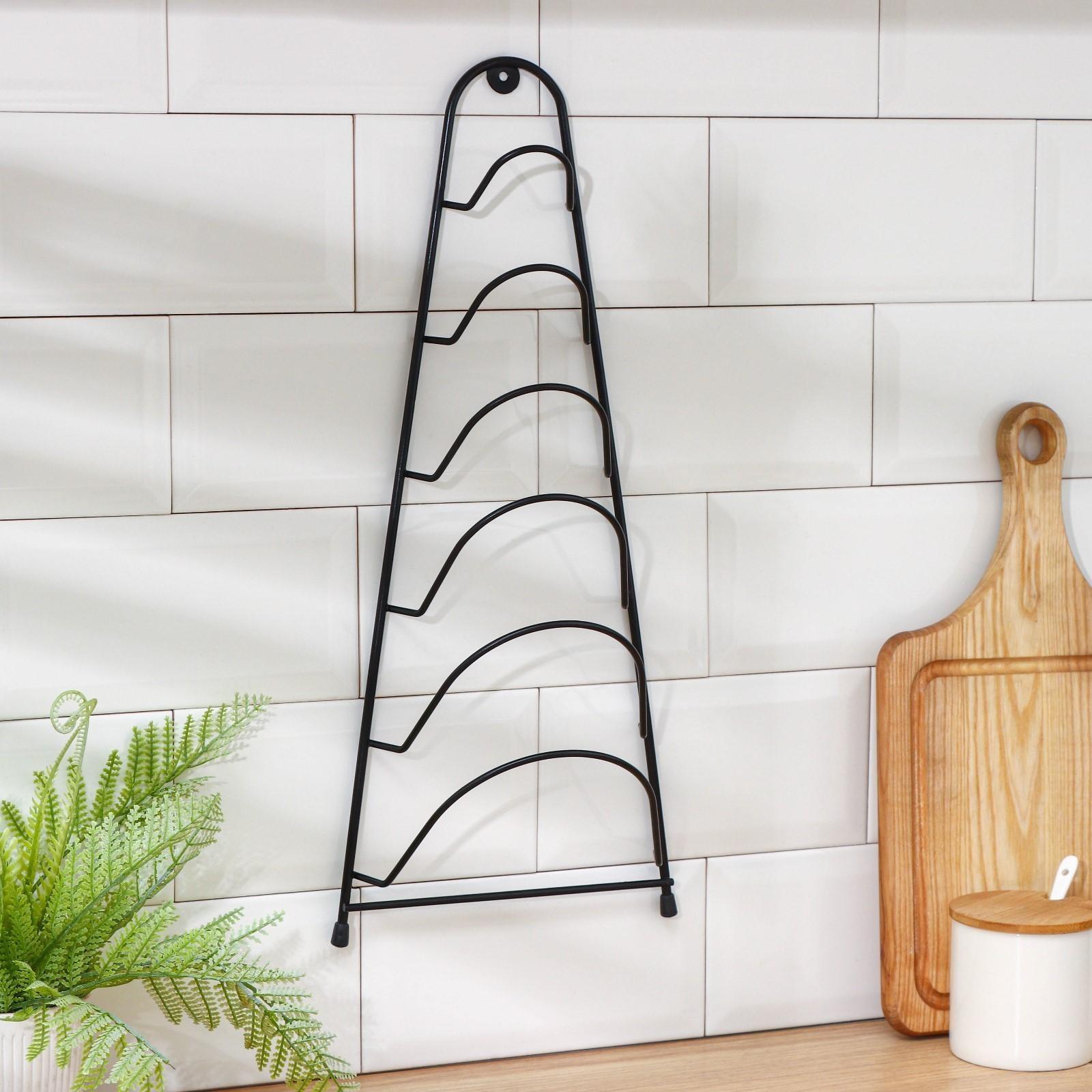 Подвеска под крышки, 19,5×9×46 см, цвет чёрный