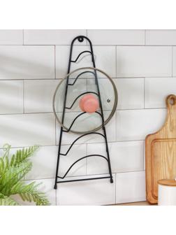 Подвеска под крышки, 19,5×9×46 см, цвет чёрный