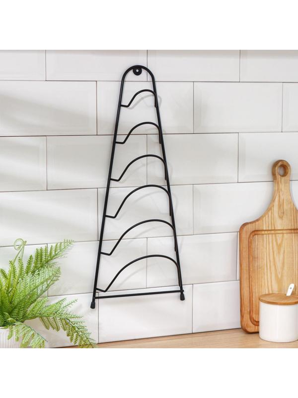 Подвеска под крышки, 19,5×9×46 см, цвет чёрный