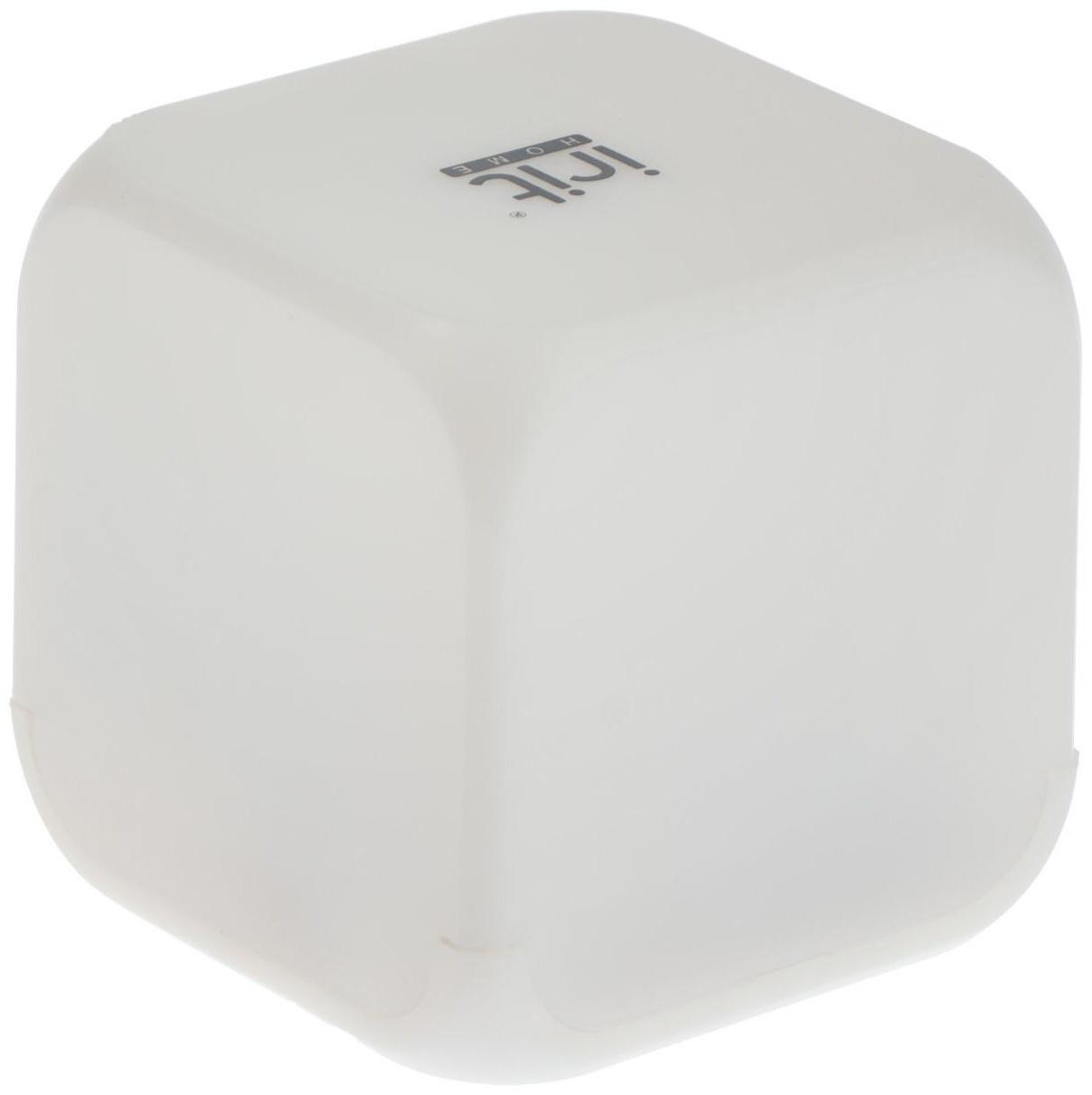 Часы-будильник Irit IR-600, календарь, температура, подсветка, 3хААА, белые