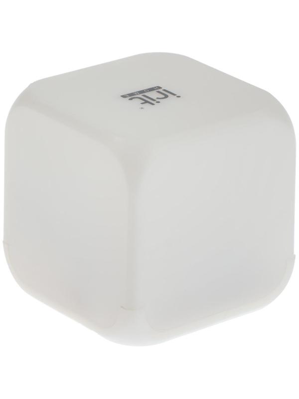 Часы-будильник Irit IR-600, календарь, температура, подсветка, 3хААА, белые