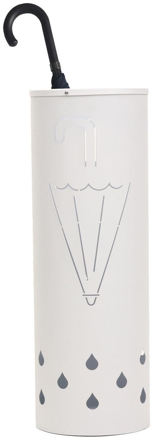 Подставка для зонтов 18 х 18 х 52 см, белая