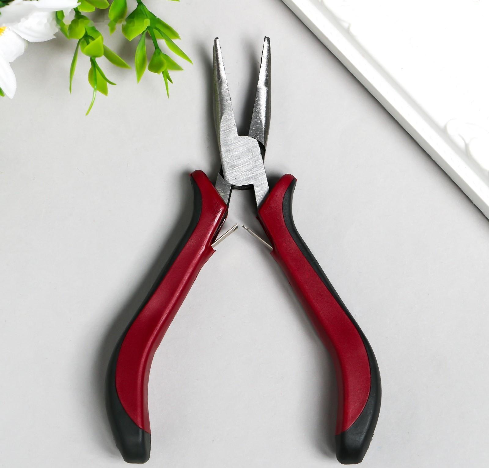 Тонкогубцы изогнутые для рукоделия 