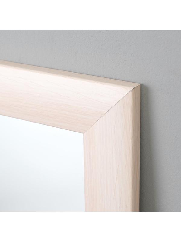 Зеркало настенное, молочный дуб, 120х50 см