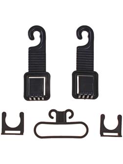 Вешалка - крючок Autovirazh ниверсальный на подголовник, с переноской, в блистере, 2 шт