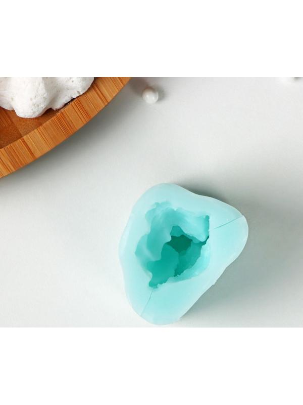 Силиконовая форма «Ангелочек задумался», 3,6×2,7×3,7 см, цвет бирюзовый