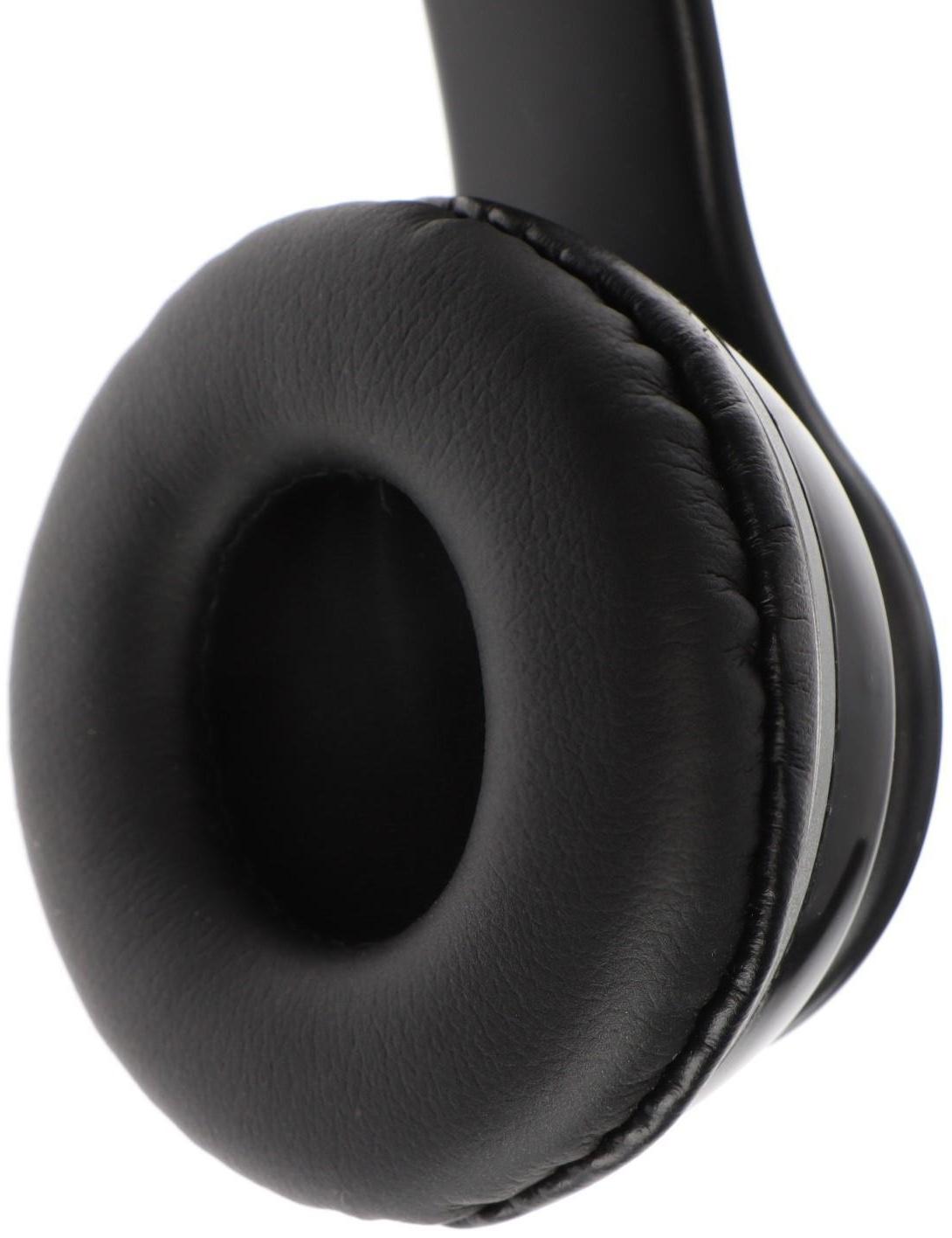 Наушники ELTRONIC 4463, беспроводные, полноразмерные, BT, microSD, FM, микрофон, AUX, черные