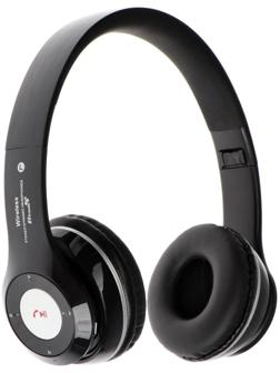 Наушники ELTRONIC 4463, беспроводные, полноразмерные, BT, microSD, FM, микрофон, AUX, черные