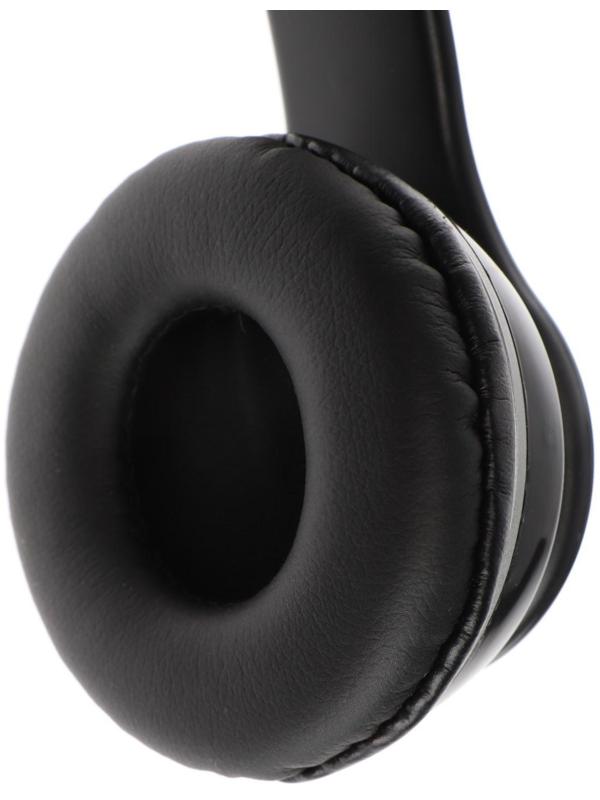 Наушники ELTRONIC 4463, беспроводные, полноразмерные, BT, microSD, FM, микрофон, AUX, черные