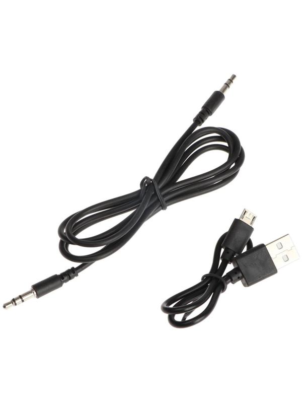 Наушники ELTRONIC 4463, беспроводные, полноразмерные, BT, microSD, FM, микрофон, AUX, черные