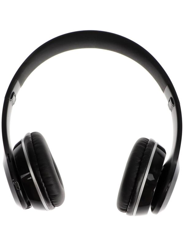 Наушники ELTRONIC 4463, беспроводные, полноразмерные, BT, microSD, FM, микрофон, AUX, черные