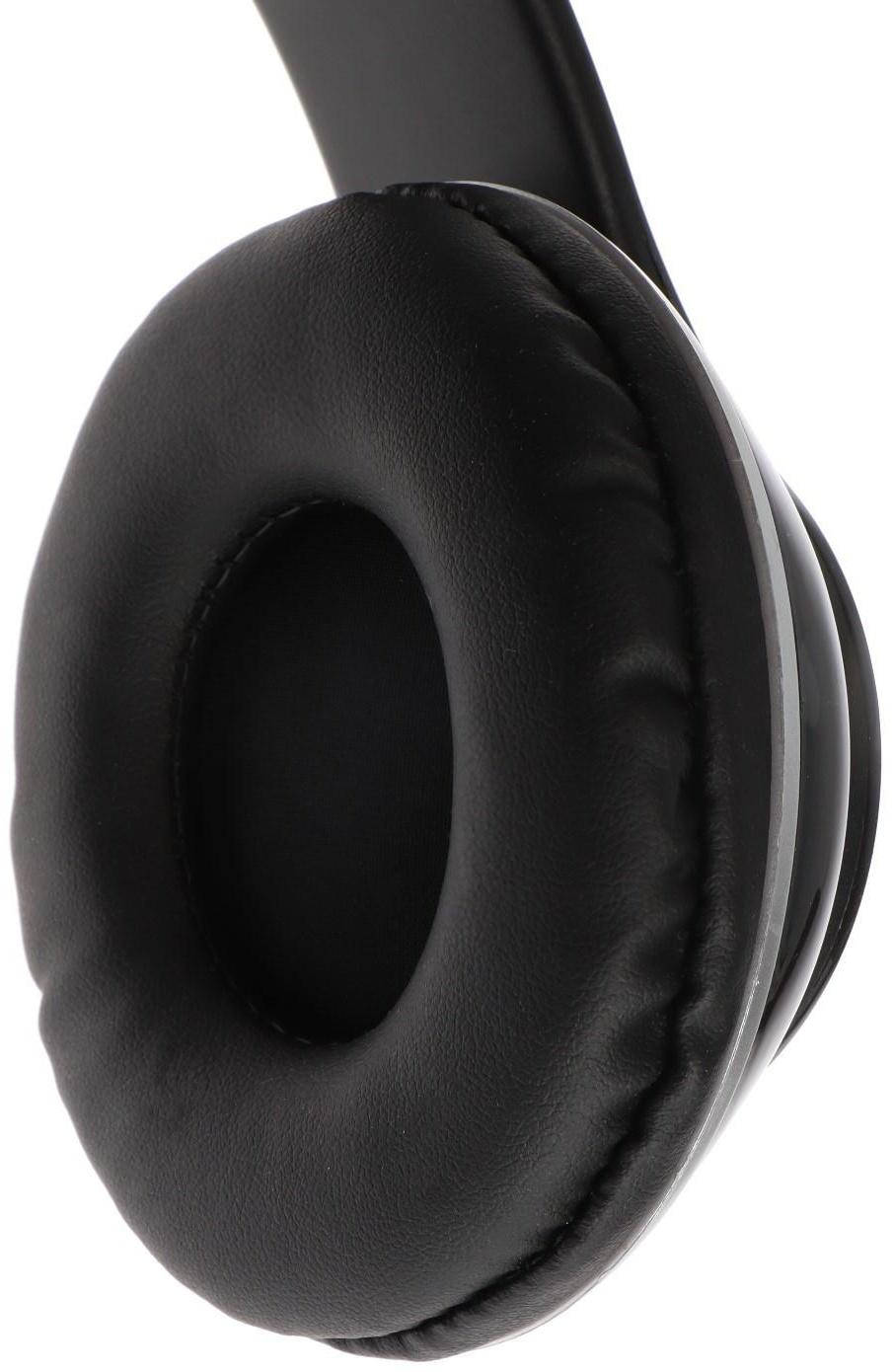 Наушники ELTRONIC 4462, беспроводные, полноразмерные, BT, microSD, FM, микрофон, AUX, черные