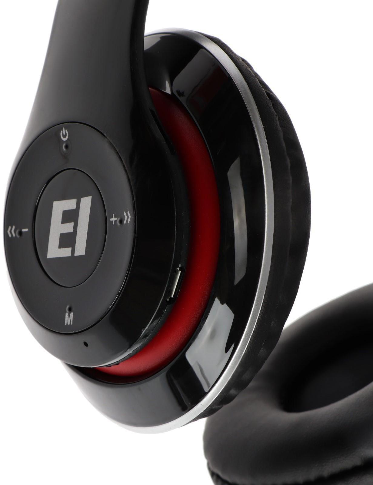 Наушники ELTRONIC 4462, беспроводные, полноразмерные, BT, microSD, FM, микрофон, AUX, черные