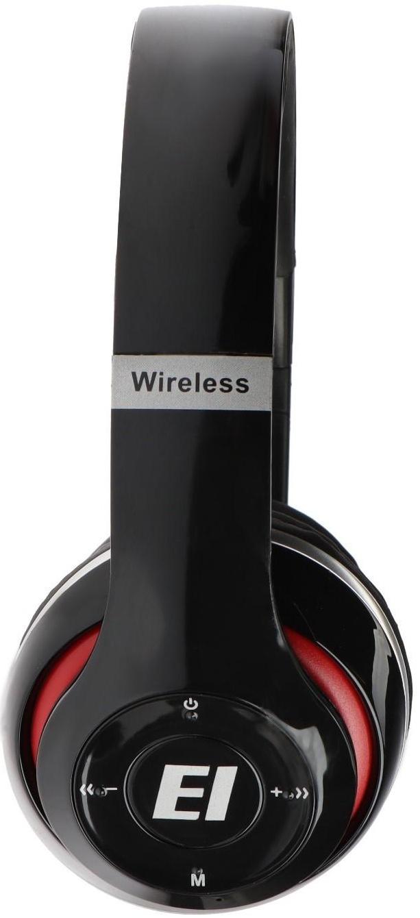 Наушники ELTRONIC 4462, беспроводные, полноразмерные, BT, microSD, FM, микрофон, AUX, черные