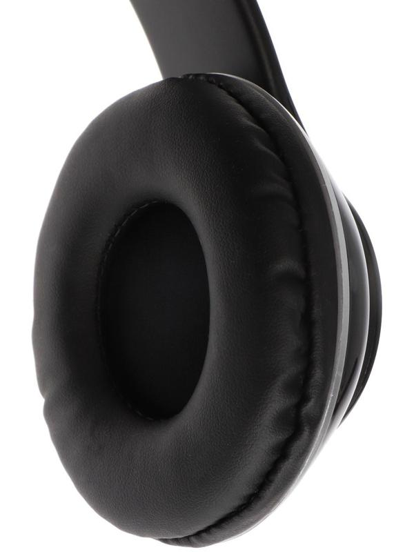 Наушники ELTRONIC 4462, беспроводные, полноразмерные, BT, microSD, FM, микрофон, AUX, черные