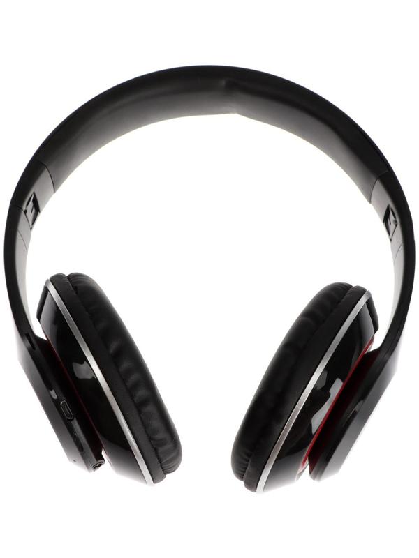 Наушники ELTRONIC 4462, беспроводные, полноразмерные, BT, microSD, FM, микрофон, AUX, черные