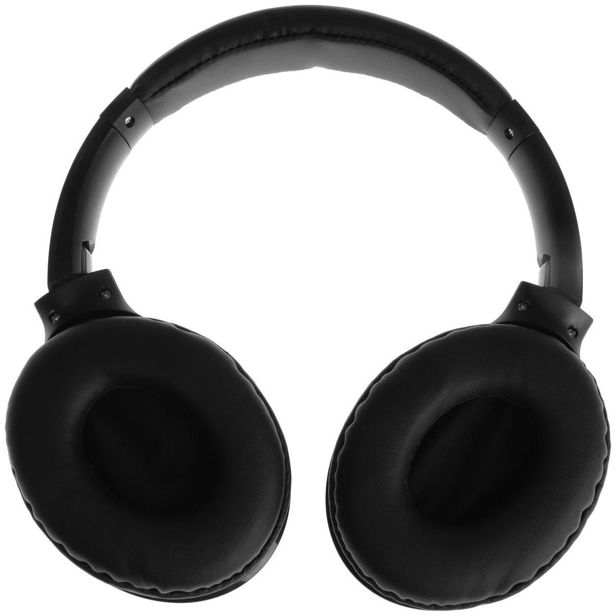 Наушники ELTRONIC 4466, беспроводные, полноразмерные, BT, microSD, FM, микрофон, AUX, черные