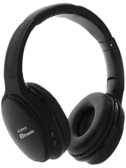 Наушники ELTRONIC 4466, беспроводные, полноразмерные, BT, microSD, FM, микрофон, AUX, черные