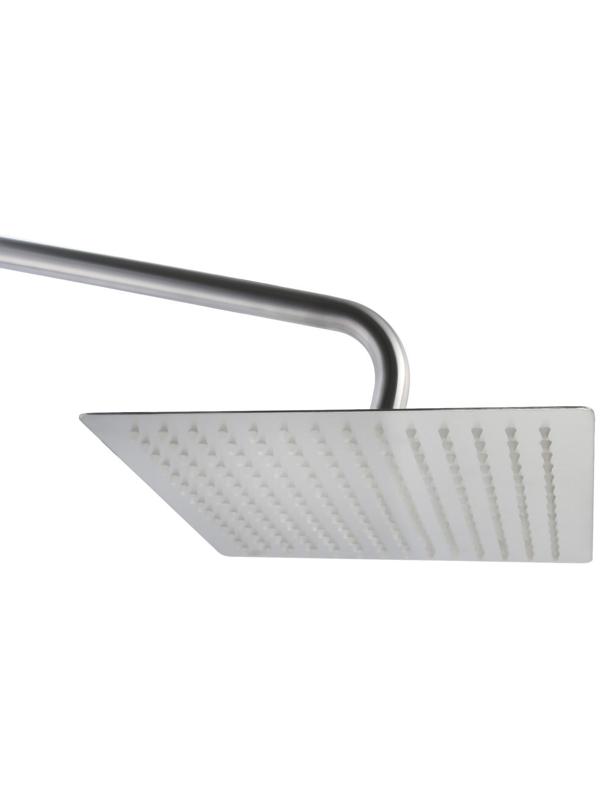 Душевая система Accoona A83206, однорычажный, излив 183 мм, тропический душ, лейка, сатин