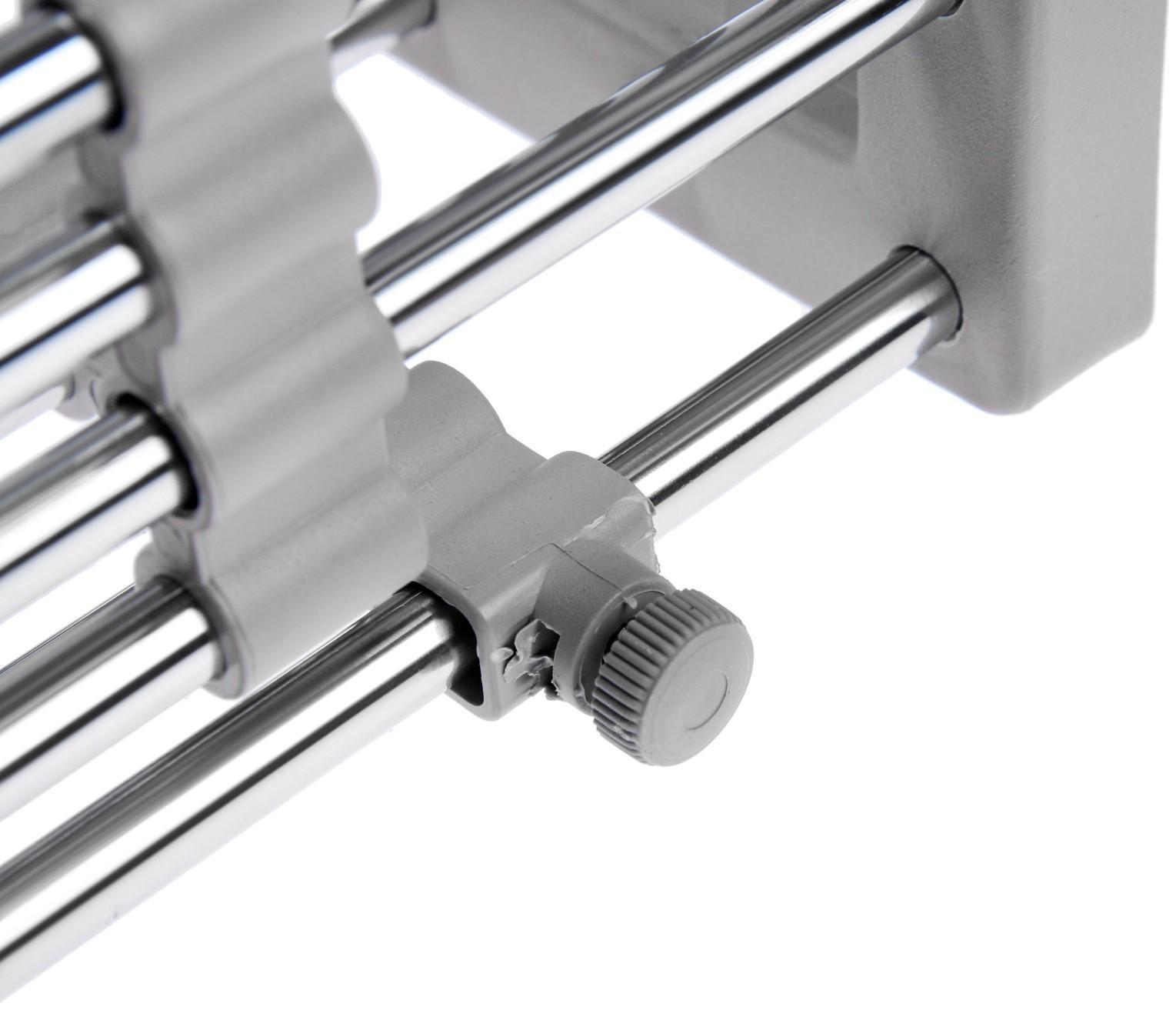 Корзина для сушки на раковину AFLORN AF90001, нерж.сталь, 30-43,5х22х9 см, раздвижная, серый