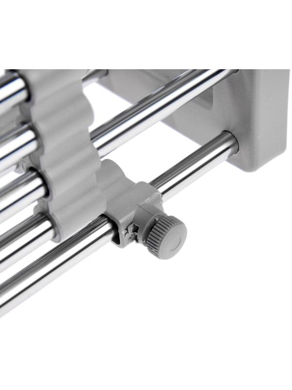 Корзина для сушки на раковину AFLORN AF90001, нерж.сталь, 30-43,5х22х9 см, раздвижная, серый