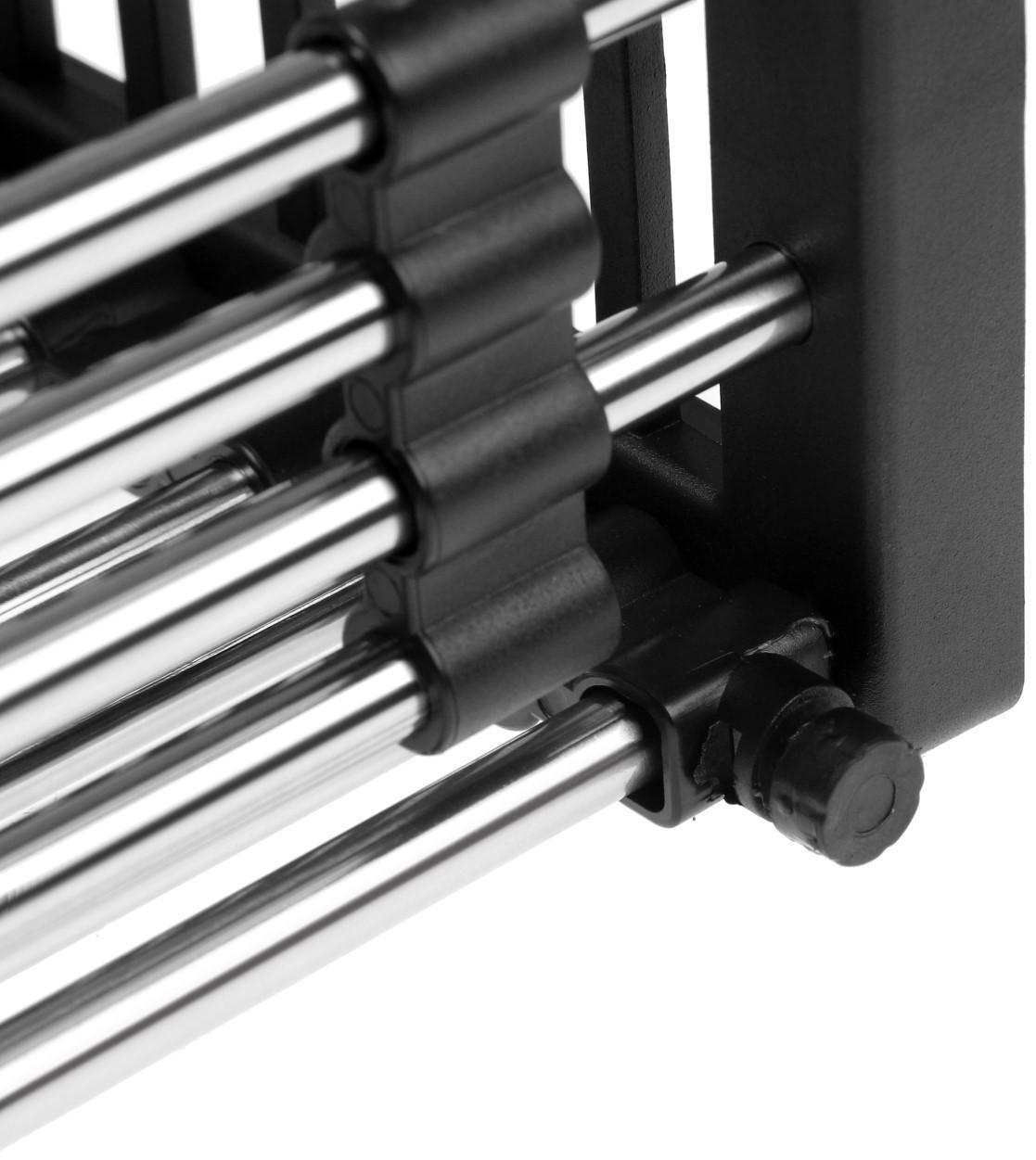 Корзина для сушки на раковину AFLORN AF90001F, нерж.сталь, 30-43,5х22х9 см,раздвижная,графит